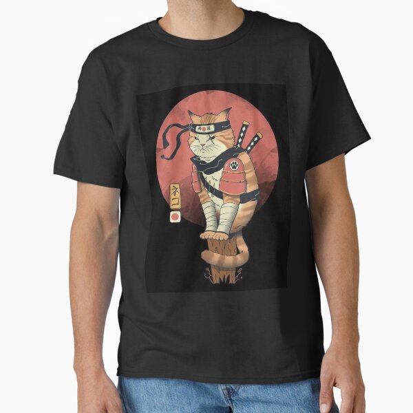 Item preview, Ninja cat vintage designed and sold by Oni Kanzen.