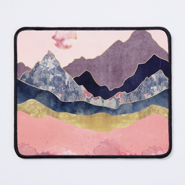 Item preview, Abstract landscape with Japanese wave. art background with Texture gold, marble mountains designed and sold by darkmoonlight-.