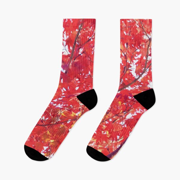 Item preview, Red leaves pattern Japan designed and sold by ShirtVibes.
