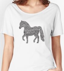 Bye Bye Lil Sebastian Calligram // Parks & Recreation Women's Relaxed Fit T-Shirt