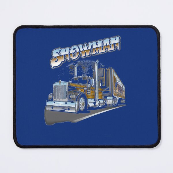 Item preview, Snowman Smokey the bandit smile face art   designed and sold by LAYA-giftshop.