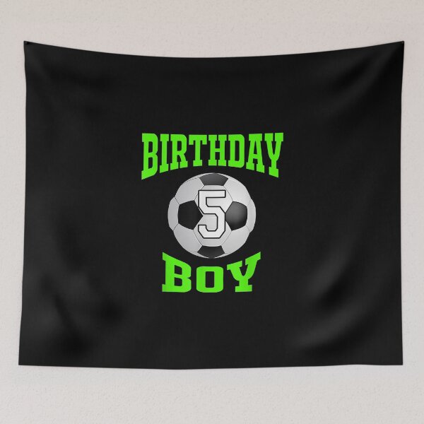 Artikelvorschau, 5. Geburtstag Jungen Shirt - Fußball T- Shirt 5 Jahre altes Kind entworfen und verkauft von TammyFlanery.