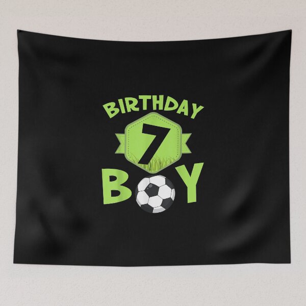 Artikelvorschau, 7. Geburtstag Fußball für Jungen Kinder entworfen und verkauft von TammyFlanery.