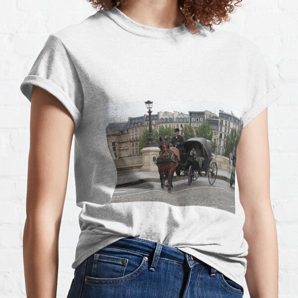 Paris in retro style Classic T-Shirt
