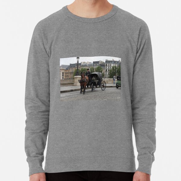 Paris in retro style Lightweight Sweatshirt
