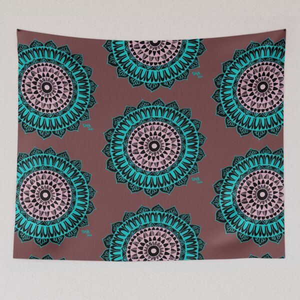 Artikelvorschau, Mandala Neon entworfen und verkauft von TaniaCanvasLife.