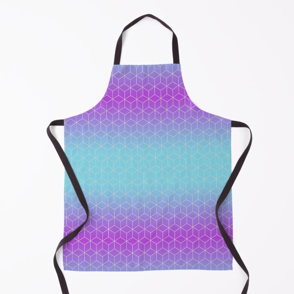 Item preview, Gradient Turquoise and Purple Tech Pattern designed and sold by SoccaTamam.