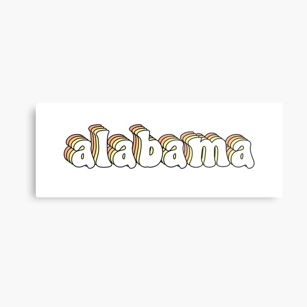 Item preview, Alabama Retro Vintage Typography Text Word designed and sold by MountainD.