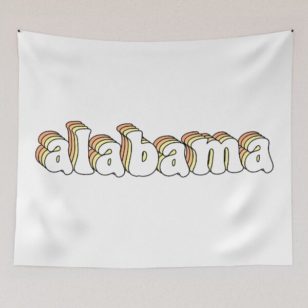 Item preview, Alabama Retro Vintage Typography Text Word designed and sold by MountainD.