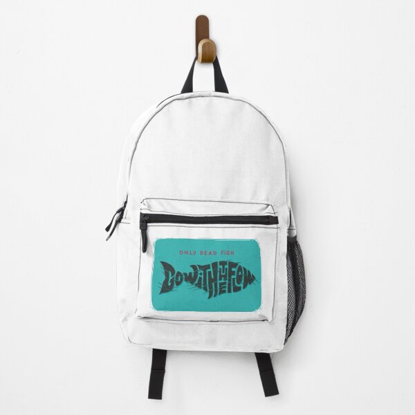 Item preview, Only Dead Fish Go With The Flow designed and sold by Vector Scout Lab.