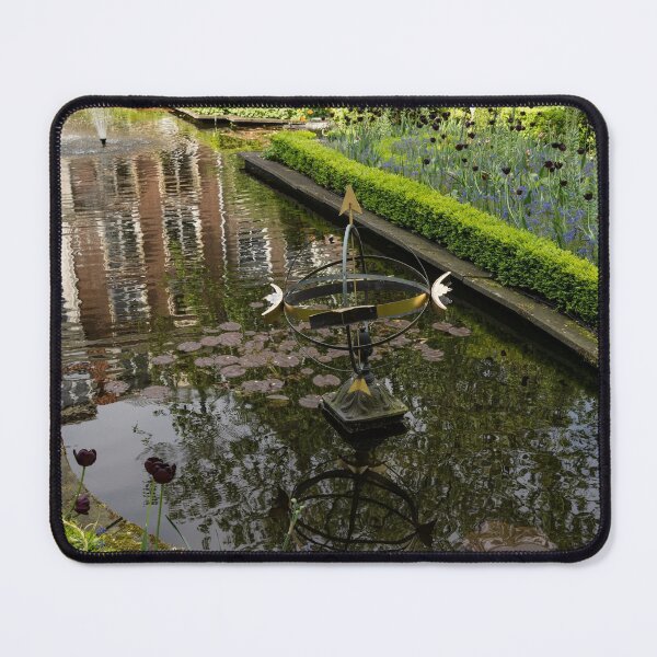 Item preview, Backyard Tranquility - a Beautifully Landscaped Garden with a Fountain designed and sold by Georgia Mizuleva.