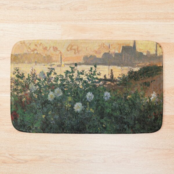 Item preview, Flowers on the riverbank at Argenteuil designed and sold by PaintedDreams96.