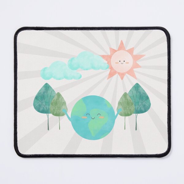 Item preview, Sun, Trees, Clouds, Globe gift for kids boys Girls and - Happy Life - Save the earth designed and sold by stella-shop.
