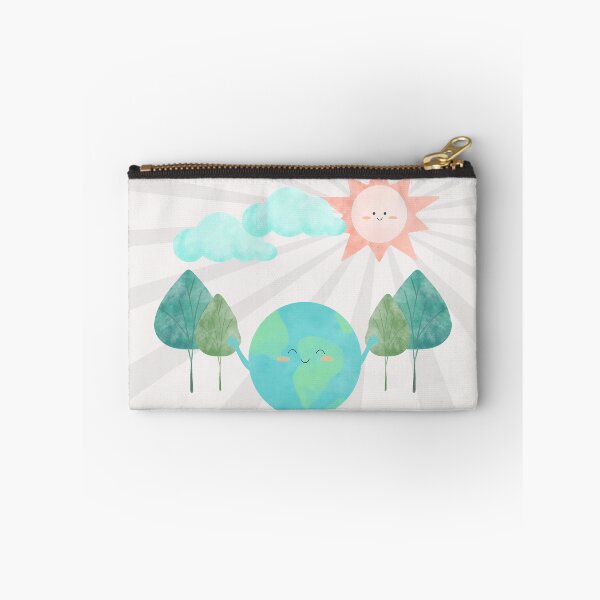 Item preview, Sun, Trees, Clouds, Globe gift for kids boys Girls and - Happy Life - Save the earth designed and sold by stella-shop.