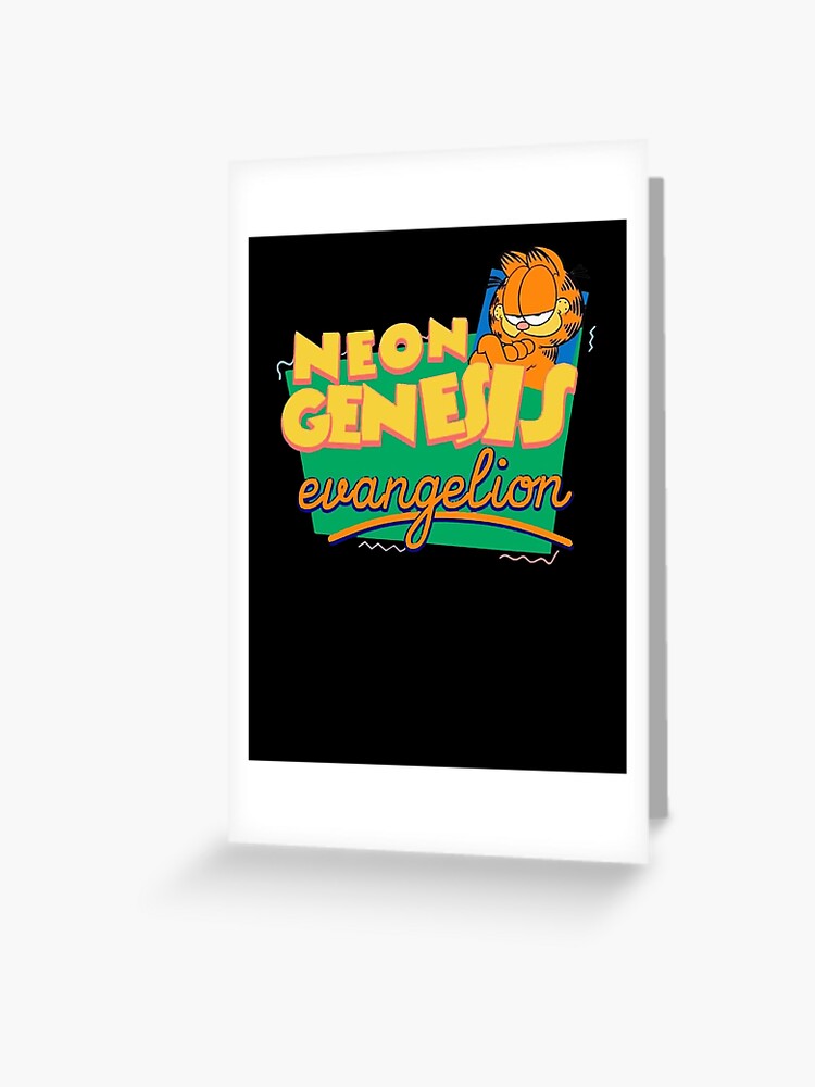 redbubble neon genesis evangelion garfield