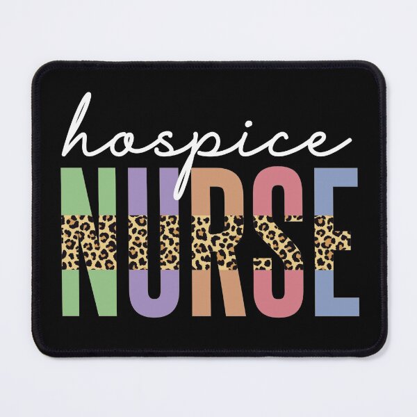 Item preview, Hospice Nurse Cheetah print typography | Hospice Nursing | Registered nurse  designed and sold by Violet Treasures.