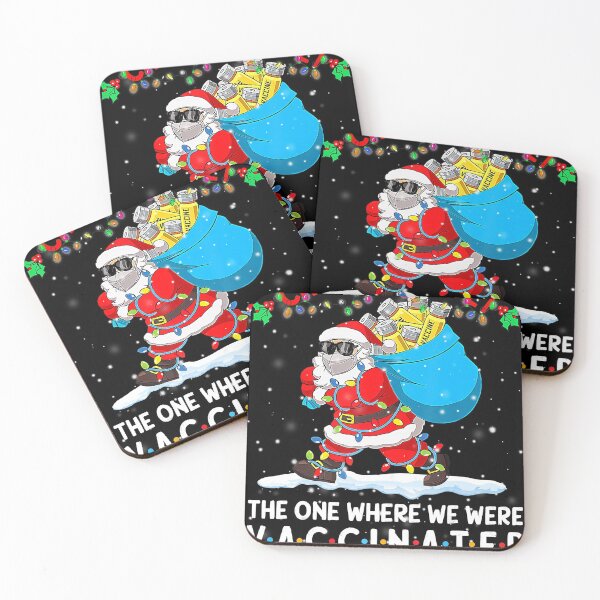 Item preview, Christmas We Were Vaccinated Santa Face Mask Family Pajamas designed and sold by Michaelmansr572.