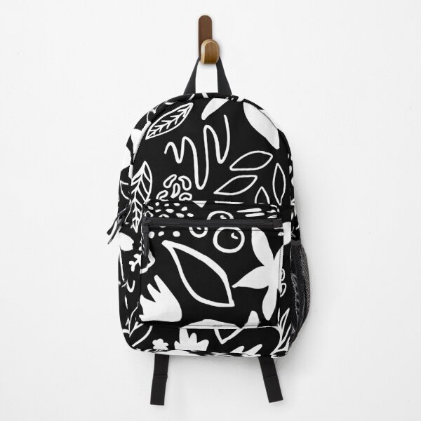 Item preview, Floral Pattern Black and White designed and sold by Terelaska.