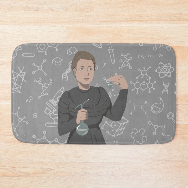Item preview, Marie Curie quote Physics gift Radioactivity physics art Chemistry pin Marie Curie poster Physics teacher Feminist art designed and sold by GalleryArtField.