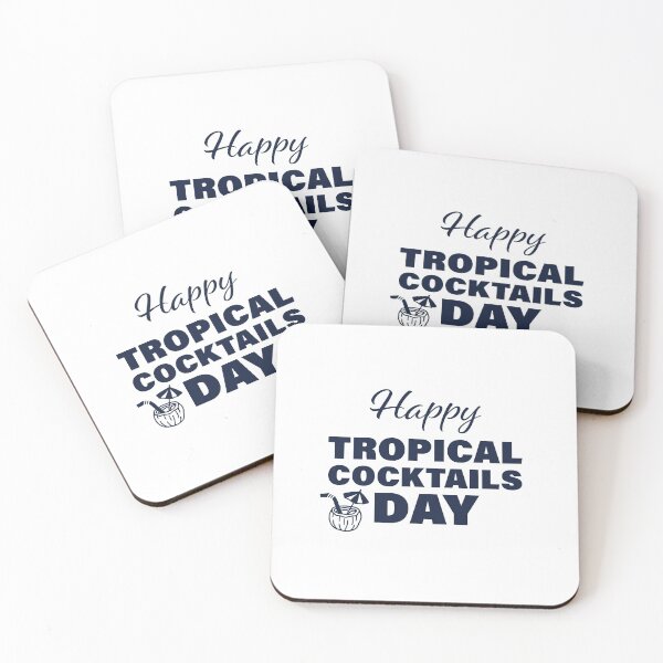 Item preview, Happy Tropical Cocktails Day! designed and sold by FunFactsFactory.