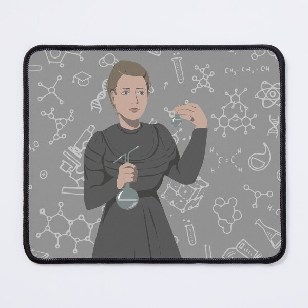 Item preview, Marie Curie quote Physics gift Radioactivity physics art Chemistry pin Marie Curie poster Physics teacher Feminist art designed and sold by GalleryArtField.