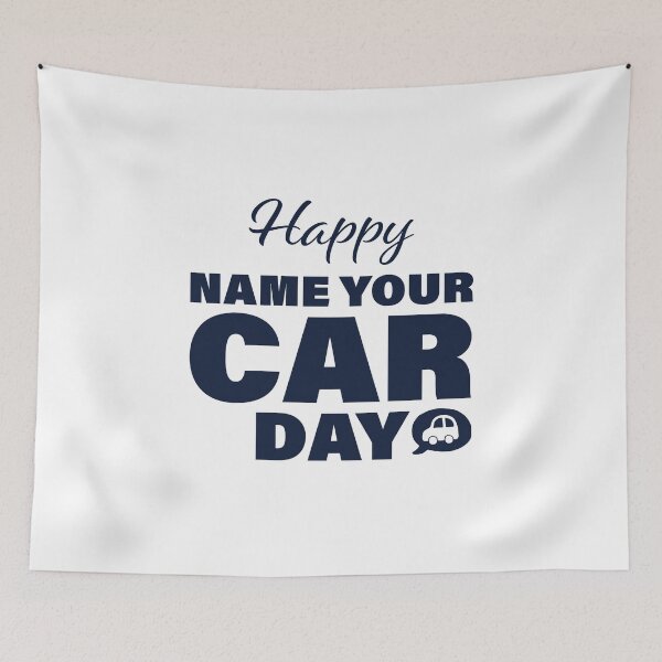 Item preview, Happy Name Your Car Day! designed and sold by FunFactsFactory.