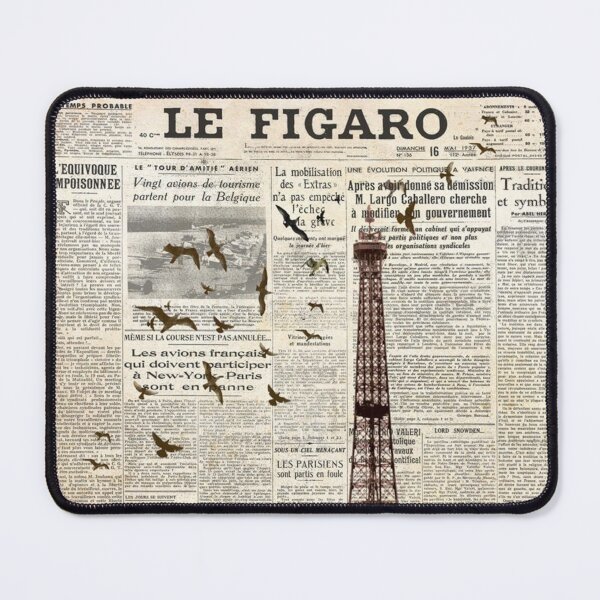 Item preview, Figaro Paris Newspaper designed and sold by luciferado.