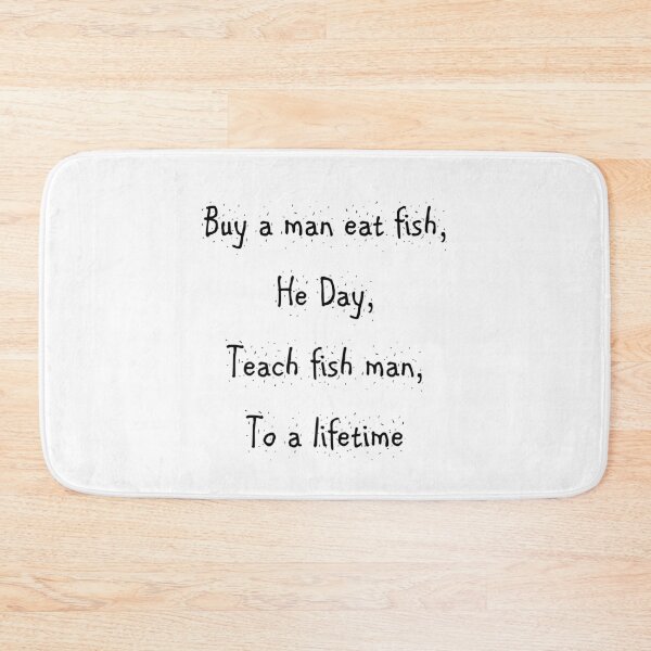 Item preview, Buy a man eat fish... designed and sold by The Buy Store .