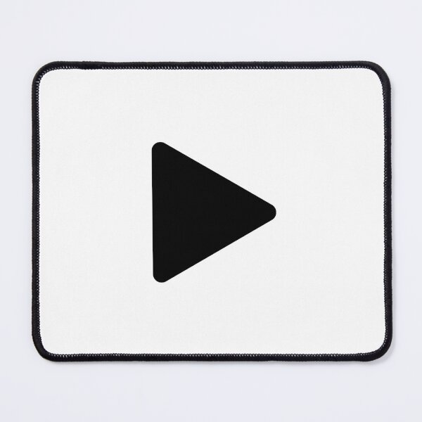 Item preview, Black Play Button Of Music Player For Music Lover home Decor designed and sold by Funwithmusic.