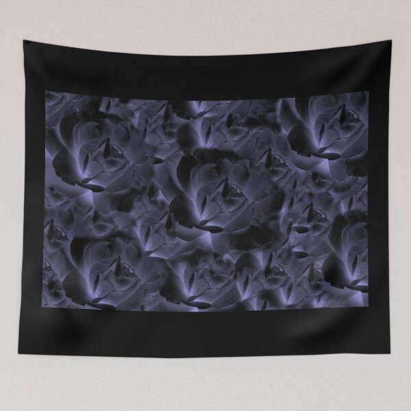 Item preview, Black Large Cabbage Rose Gothic Collage designed and sold by JariHawk.