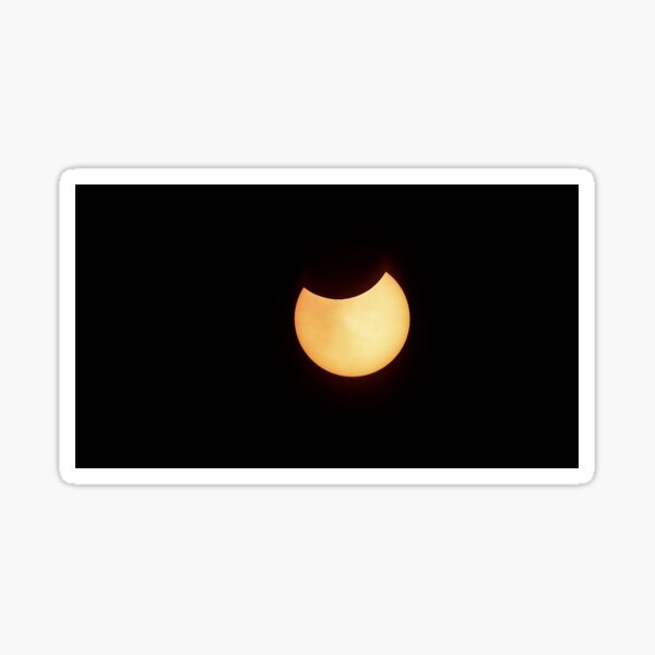Partial solar eclipse 2021 Sticker