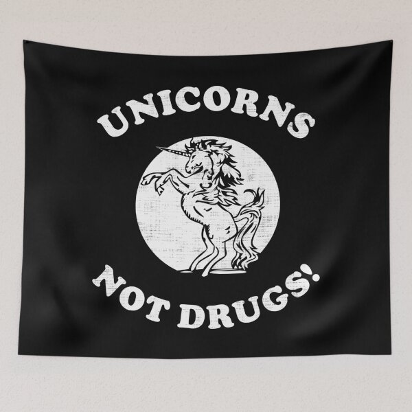 Item preview, Unicorns Not Drugs designed and sold by DirtRunning.
