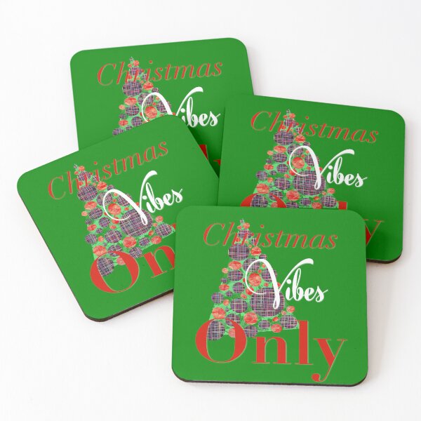 Item preview, Christmas Vibes Only Modern Tree in Red and Green designed and sold by AMSonArt.