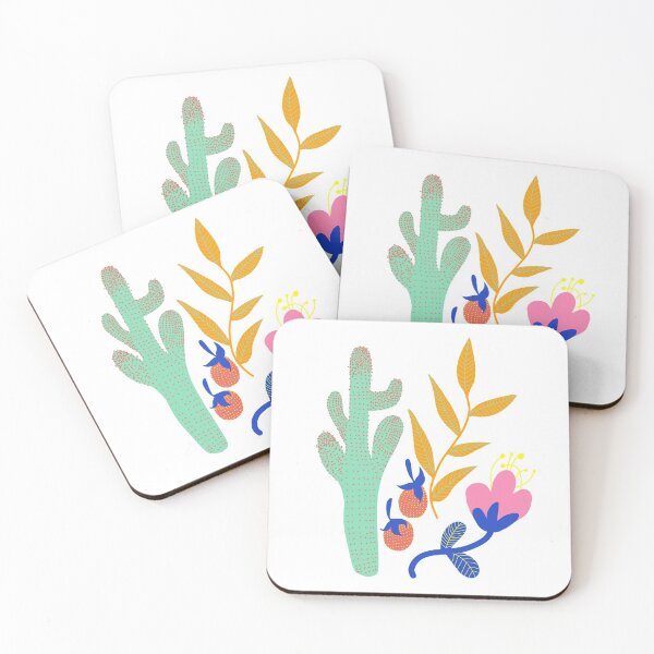 Item preview, Foraged Finds- pastel botanical print designed and sold by nico-sicat.