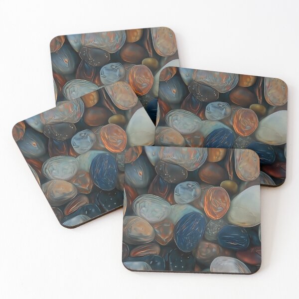 Aperçu de l'œuvre Colorful Pebbles créée et vendue par watwateroo.