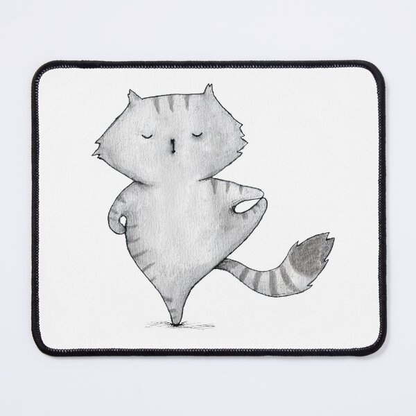 Item preview, Yoga pose cat designed and sold by agrapedesign.