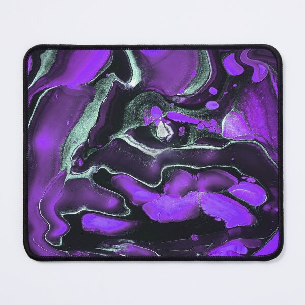 Item preview, Purple Black Paint Pour designed and sold by SilentLilac.