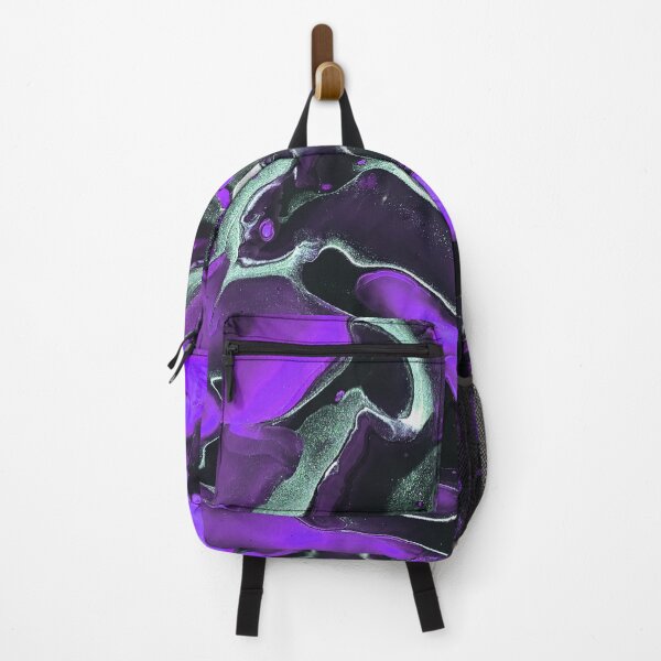 Item preview, Purple Black Paint Pour designed and sold by SilentLilac.