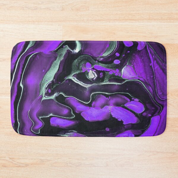 Item preview, Purple Black Paint Pour designed and sold by SilentLilac.