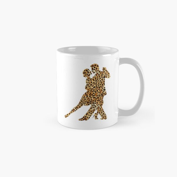 Item preview, TANGO DANCERS - LEOPARD CHEETAH TEXTURE - COUPLE SILHOUETTE designed and sold by KoolDsignsDANCE.