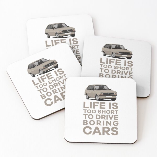 Item preview, Beige Fiesta - Life is too short to drive boring cars designed and sold by knappidesign.