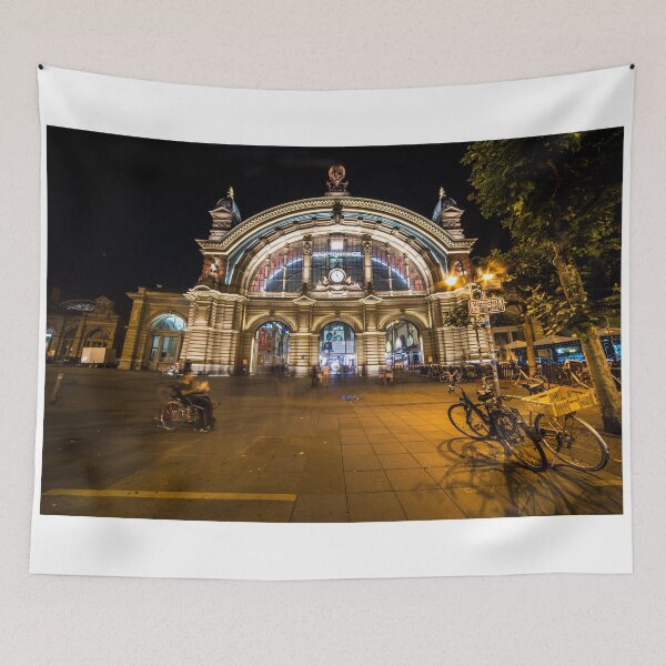 Item preview, Frankfurt Hauptbahnhof bei nacht  designed and sold by hawkie.