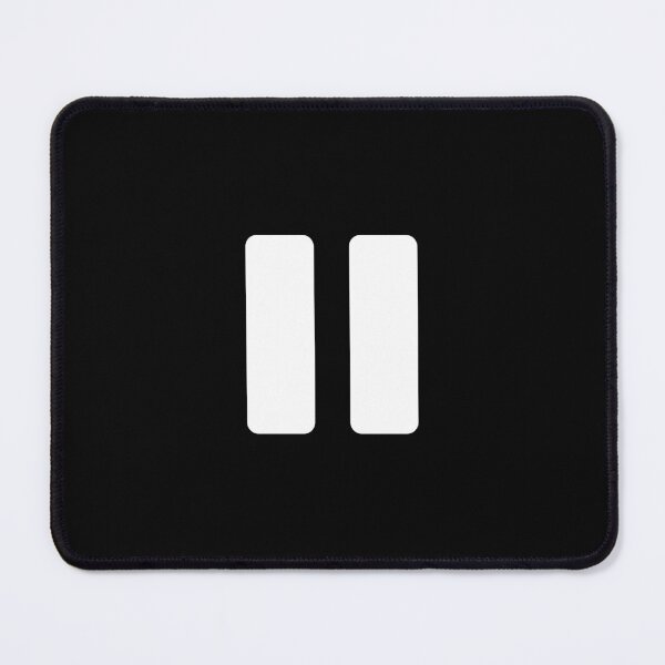 Item preview, Pause Button Of Music Player For Music Lover home Decor designed and sold by Funwithmusic.