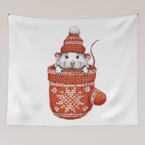 Item preview, mouse in a mitten designed and sold by Niti-Niti.