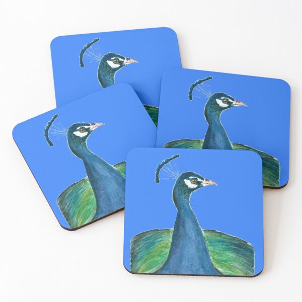 Item preview, Mr Peacock (Watercolour) designed and sold by Sarah Addy.