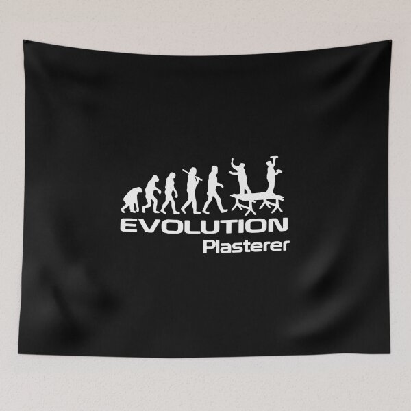 Item preview, Evolution of Plasterer Funny Love Flasterman Gift Premium Apparel Funny Holiday Xmas designed and sold by DesignByHeartUK.