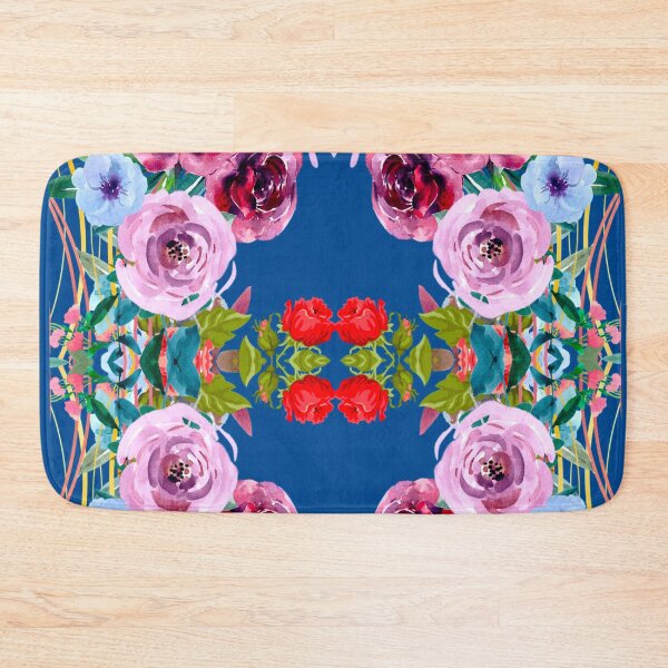 Item preview, Folklore,roses,boho,trellis,watercolour flowers pattern  designed and sold by MariaMarinova.