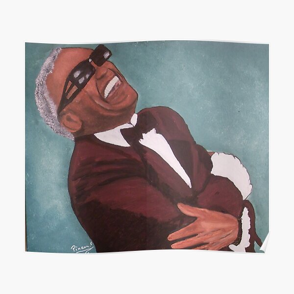 "Ray charles" Poster for Sale by petitpierre08 | Redbubble