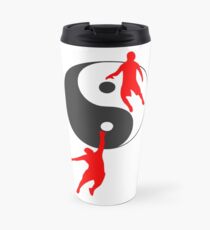 Taza de viaje Baloncesto Yin y Yang