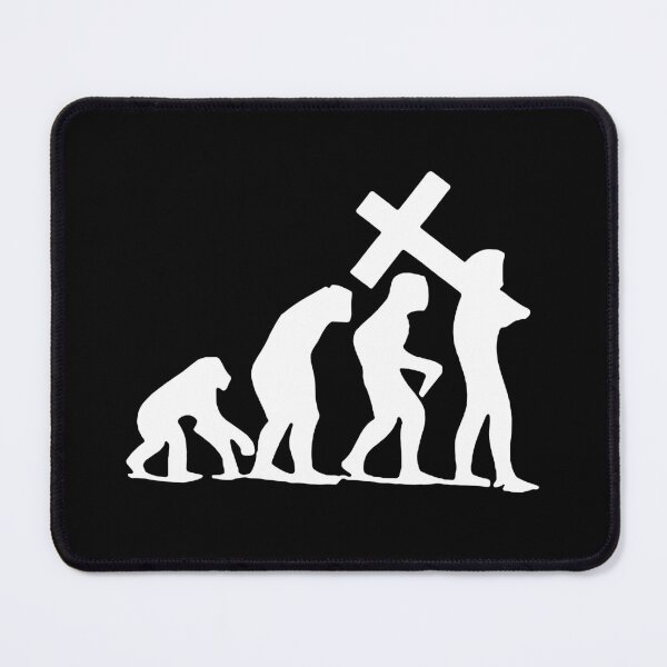 Item preview, Christian Evolution Cross Jesus Gift Premium Apparel Funny Holiday Xmas designed and sold by DesignByHeartUK.